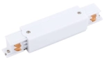 Biały łącznik wewnętrzny zasilający do szyny 3-fazowej natynkowej Global Cora Lighting XTS14-3
