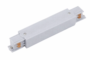 Szary łącznik wewnętrzny zasilający do szyny 3-fazowej natynkowej Global Cora Lighting XTS14-1