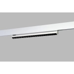 Biały reflektor diodowy przechylany na szynoprzewód magnetyczny ściemnialny i na dwa obwody Azzardo AZ6509 Alfa 2Line Cyrus LED 24W 3000/4000/6000K 120stopni