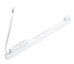 Biały zasilacz wewnętrzny podwójny ściemnialny na dwa obwody do szynoprzewodów magnetycznych Azzardo AZ6681 Alfa 2Line 100W i 100W 56,3cm