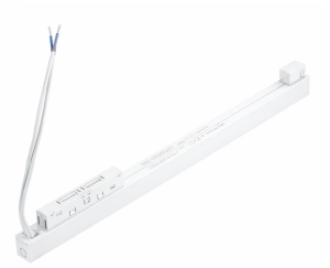 Biały zasilacz wewnętrzny podwójny na dwa obwody do szynoprzewodów magnetycznych Azzardo AZ6231 Alfa 2Line 60W i 60W 56,3cm