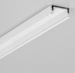 Aluminiowy biały malowany profil 1m do montażu na powierzchni mebla lub tynku Surface10.v2 BC/U Topmet K3000101