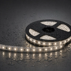 Taśma wodoszczelna LED SMD2835 rolka 5m 10,5W 12V 4000K 840LM 8mm CRI90 IP63 Prescot EHP008-025-8-NW