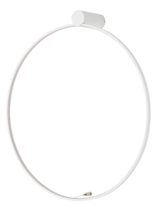 Biały kinkiet lampa ścienna obręcz 60cm Nowodvorski 11603 Circolo LED M 21W 3000K CRI90