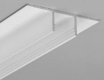 Profil biały 2m do taśm LED max 12mm do szpachlowania na GK 12,5 mm do kloszy B i C3 Topmet P1000201 Plane14 IN