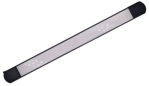 Czarny podłużny 41cm reflektor na szynoprzewody 1-fazowe 1Line Azzardo AZ6865 Plain LED 10W 3000K