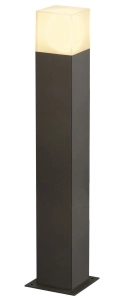 Antracytowa zewnętrzna lampa stojąca do oświetlenia ścieżki SLV 231225 E27 IP44 60cm
