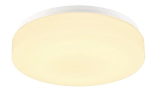 Zewnętrzny okrągły biały plafon kinkiet SLV 1002075 Lipsy LED 13,5W 3000/4000K IP44 30cm