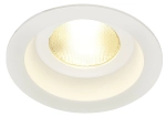 Okrągła biała wodoszczelna lampa podtynkowa ściemnialna SLV 161291 Contone LED 15W 2000/3000K 1000LM CRI90 IP44 30stopni 9,2cm