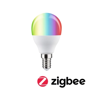 Żarówka Zigbee LED E14 kulka RGBW 5W 470LM Paulmann PL29150 kolorowa + odcienie bieli + ściemnialna