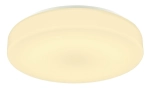Zewnętrzna okrągła biała lampa ścienno sufitowa SLV 1002076 Lipsy LED 17,5W 3000/4000K IP44 35cm ściemnialna