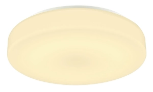 Zewnętrzna okrągła biała lampa ścienno sufitowa SLV 1002076 Lipsy LED 17,5W 3000/4000K IP44 35cm ściemnialna