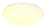 Zewnętrzna okrągła biała lampa ścienno sufitowa SLV 1002021 Lipsy LED 17,5W 3000/4000K IP44 35cm ściemnialna