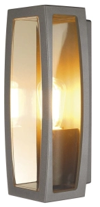 Zewnętrzna antracytowa lampa elewacyjna SLV 230655 Meridian E27 IP54