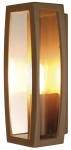 Rdzawy antracytowa lampa elewacyjna SLV 230657 Meridian E27 IP54