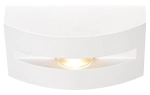 Biała ściemnialna zewnętrzna lampa elewacyjna SLV 1003519 Out-Beam LED 3,5W 3000K 5stopni IP55