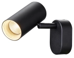 Czarny regulowany ściemnialny kinkiet SLV 1002969 Noblo LED 6W 2700K 740LM CRI90 32stopnie
