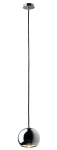 Lampa wisząca czarna kula światło punktowe SLV 133482 Light GU10 15cm