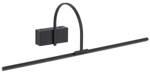 Czarny kinkiet galeryjka na łuku Nowodvorski 11958 Artline LED 6W 3000K 59cm