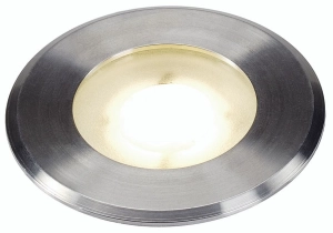Zewnętrzna ściemnialna lampa do montażu w podłożu SLV 228412 Desar LED 3,5W 140LM 3000K IP65/67 8cm