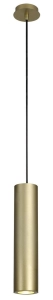 Mosiężna lampa wisząca walec 6,7x30cm SLV 151853 Enola GU10