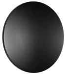 Czarny płaski okrągły 24cm kinkiet Nowodvorski 11568 Aria LED L 12W 3000K CRI90 IP54