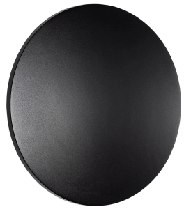 Czarny płaski okrągły 24cm kinkiet Nowodvorski 11568 Aria LED L 12W 3000K CRI90 IP54