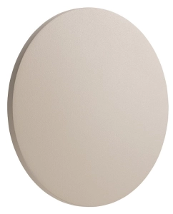 Beżowy płaski okrągły 18cm kinkiet Nowodvorski 11566 Aria LED M 9W 3000K CRI90 IP54