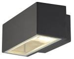 Zewnętrzny antracytowy foremny kinkiet SLV 232485 Box R7s IP44