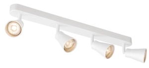 Biała lampa sufitowa listwa 56cm z reflektorami SLV 1000896 Avo 4xGU10