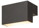 Zewnętrzny antracytowy kinkiet geometryczny SLV 1003539 L-Line LED 7W 3000/4000K IP65