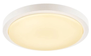 Okrągły biały plafon sufitowy zewnętrzny SLV 229961 Ainos LED 21W 3000K IP44 30cm