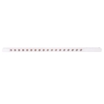 Biała podłużna 45,8cm diodowa lampa na płytkie szyny magnetyczne Magnetic Max Light M0060Z Grill LED 18W 2700-5000K Zigbee