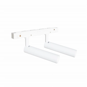 Biały podwójny reflektor na szyny magnetyczne Magnetic Max Light M0048Z LED 10W 2700-5000K Zigbee