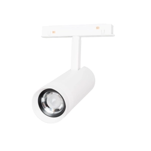 Biało czarny reflektor na szyny magnetyczne Magnetic Max Light M0041Z LED 13W 783LM 2700-5000K Zigbee regulowany kąt świecenia