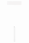 Biała lampa wisząca walec 30cm na szyny magnetyczne Magnetic Max Light M0034Z LED 3,8W 317LM 2700-5000K Zigbee