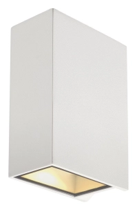 Biała lampa zewnętrzna sześcian światło góra - dół SLV 232441 Quad LED 8W 3000K IP44