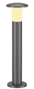 Antracytowy zewnętrzny słupek do oświetlenia ścieżki SLV 228945 Alpa E27 IP55 75cm