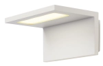 Biały prostokątny kinkiet elewacyjny SLV 231351 Angolux LED 6,8W 3000K IP44