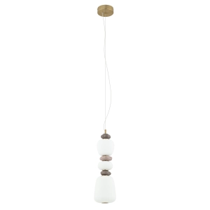 Lampa wisząca o formie inspirowanej naturą Nowodvorski 11701 Ceramic LED 19W 3000K
