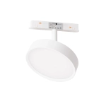 Biały okrągły reflektor na szyny magnetyczne Magnetic Max Light M0042N LED 12W 3000K