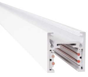 Biała magnetyczna natynkowa płytka szyna 1m Magnetic Max Light MT0028 + maskownica
