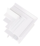 Biały łącznik sufit - ściana do podtynkowych szyn magnetycznych głębokich Magnetic Max Light MT0027