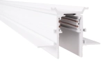 Biały podtynkowy szynoprzewód magnetyczny na GK 12,5 mm Magnetic Max Light MT0023 1m