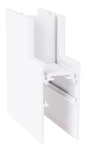Biały łącznik do uskoków do natynkowych głębokich szyn magnetycznych głębokich Magnetic Max Light MT0021