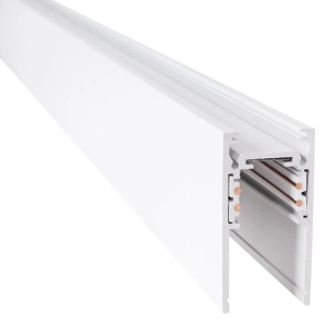 Biała magnetyczna natynkowa głęboka szyna 1m Magnetic Max Light MT0018 + maskownica