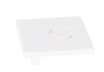 Biała zaślepka końcowa do natynkowych płytkich szyn magnetycznych Magnetic Max Light MA0030