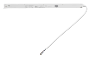 Biały zasilacz 48V 150W 30cm do szynoprzewodów magnetycznych płytkich Magnetic Max Light MA0034