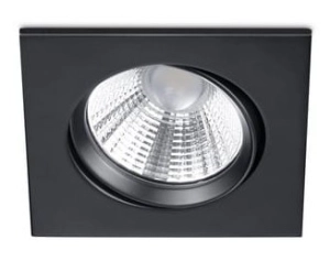 Lampa sufitowa podtynkowa punktowa spot regulowana Trio 650410132 Pamir LED 5,5W 3000K IP23 36stopni ściemniacz 8,5x5,4cm czarny