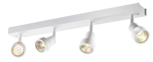 Biała lampa sufitowa listwa z reflektorkami SLV 1002030 Puri 4xGU10 56cm